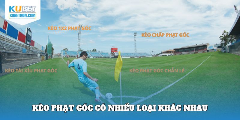 Kèo phạt góc có nhiều loại khác nhau