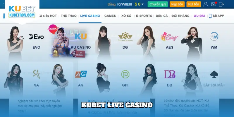 KUBET live casino